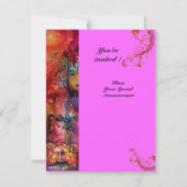 エクスカリバー、真っ赤、紫 招待状 (裏面)