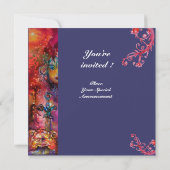 エクスカリバー、真っ赤、紫 招待状 (裏面)