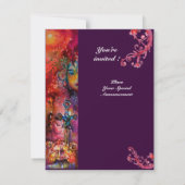 エクスカリバー、真っ赤、紫 招待状 (裏面)