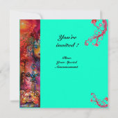 エクスカリバー、真っ赤、青 招待状 (裏面)