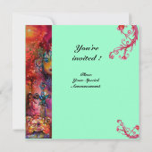 エクスカリバー、真っ赤、青 招待状 (裏面)