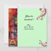 エクスカリバー、真っ赤、青 招待状 (裏面)