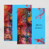 エクスカリバー , 真っ赤 , 青 招待状 (正面/裏面)