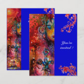 エクスカリバー、真っ赤、青 招待状 (正面/裏面)