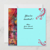 エクスカリバー、真っ赤、青 招待状 (裏面)