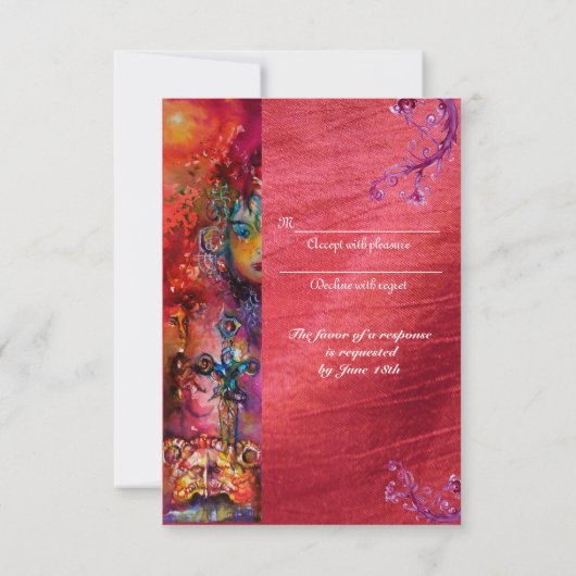 エクスカリバー , 真っ赤 , 青 RSVP (裏面)