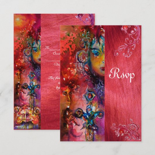 エクスカリバー , 真っ赤 , 青 RSVP (正面/裏面)