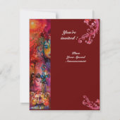 エクスカリバー、真っ赤、黒 招待状 (裏面)