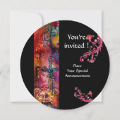 エクスカリバー、真っ赤、黒 招待状 (裏面)