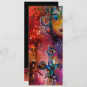 エクスカリバー、真っ赤、黒 招待状 (正面/裏面)