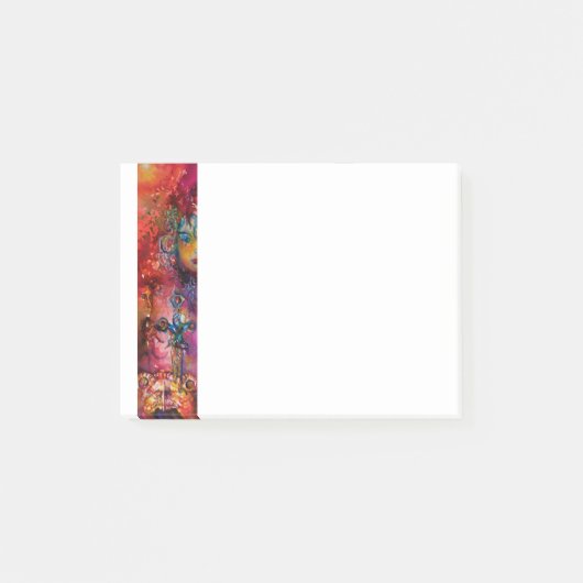 エクスカリバー、赤紫黒 ポストイット (正面)