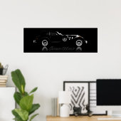 エクスカリブールシリーズIVブラックフェートン36 x 12 ポスター (ホームオフィス)