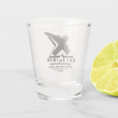 エクスカリブールナイトクラブ&ディスコ（1989年～2012年） ショットグラス (裏面)