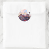 エクスカリブールホテル#3-3ステッカー ラウンドシール (バッグ)