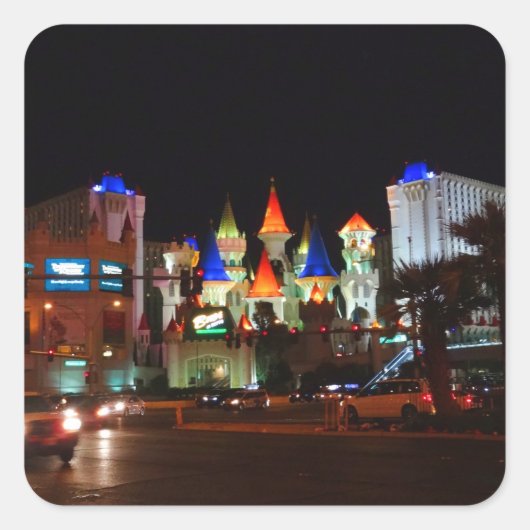 エクスカリブールホテル#5ステッカー スクエアシール (正面)