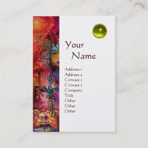 エクスカリブールモノグラム金属金ゴールド 名刺