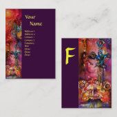 エクスカリブールモノグラム 名刺 (正面/裏面)