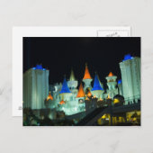 エクスカリブールラスベガスフォトポストカード ポストカード (正面/裏面)