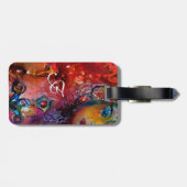 エクスカリブールレッドルビーモノグラムパープルブルー ラゲッジタグ (裏面横)