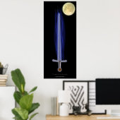 エクスカルバー、王アーサー・ペンドラゴンの剣 ポスター (ホームオフィス)