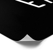 エクスサースライスおもしろいパンプンダークBG ポスター (角)