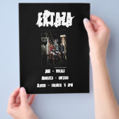 エクスタザバンドフライヤー チラシ (手)