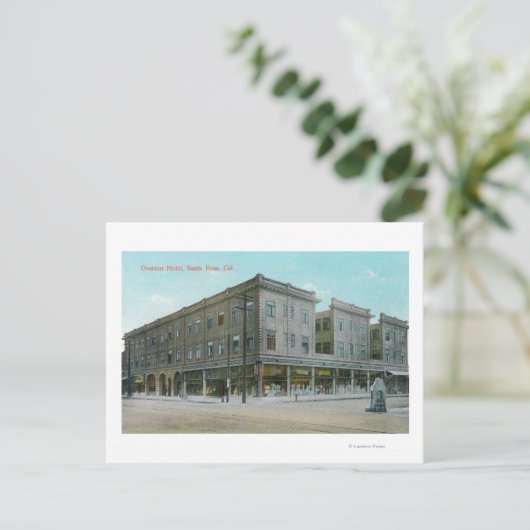 エクステリアビューのオーバートンホテル# 2 ポストカード (スタンド正面)