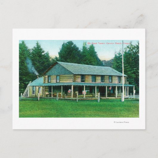 エクステリアビューオブエルククリークタバーン ポストカード (正面)