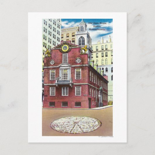 エクステリアビューオブオールド州ハウス ポストカード (正面)