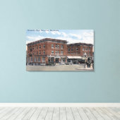 エクステリアビューオブザウェナチホテル キャンバスプリント (インサイチュ (ウッドフロア))