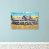 エクステリアビューオブザグリーンビルホテル キャンバスプリント (インサイチュ (ウッドフロア))