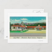 エクステリアビューオブザゴルフモーテル，モンテシト ポストカード (正面/裏面)