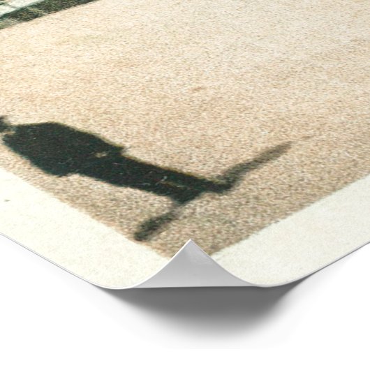 エクステリアビューオブザシービーチ ポスター (角)