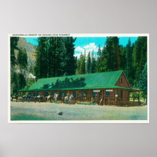 エクステリアビューオブザダルダネルリゾート ポスター (正面)