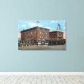 エクステリアビューオブザニューウェナチホテル キャンバスプリント (インサイチュ (ウッドフロア))