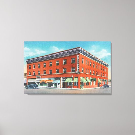 エクステリアビューオブザニューロガーソンホテル キャンバスプリント (正面)