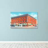 エクステリアビューオブザニューロガーソンホテル キャンバスプリント (インサイチュ (ウッドフロア))