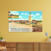エクステリアビューオブザホテルエルランチョ キャンバスプリント (インサイチュ (リビング))