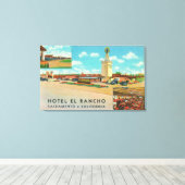 エクステリアビューオブザホテルエルランチョ キャンバスプリント (インサイチュ (ウッドフロア))
