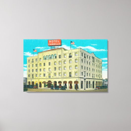 エクステリアビューオブザホテルカリロ キャンバスプリント (正面)