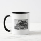 エクステリアビューオブザホテルグレンオルチー マグカップ (左)