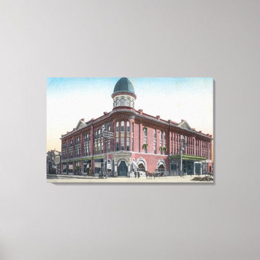 エクステリアビューオブザホテルスチュワート キャンバスプリント (正面)