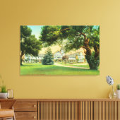 エクステリアビューオブザホテルデルモンテ キャンバスプリント (インサイチュ (リビング))