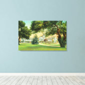 エクステリアビューオブザホテルデルモンテ キャンバスプリント (インサイチュ (ウッドフロア))