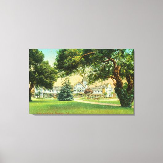 エクステリアビューオブザホテルデルモンテ キャンバスプリント (正面)