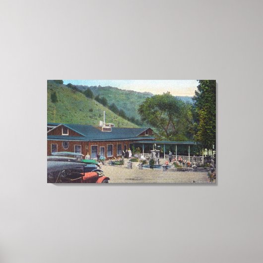 エクステリアビューオブスパルヒリゾートメインビル キャンバスプリント (正面)