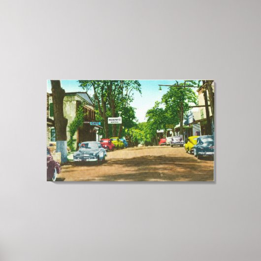 エクステリアビューオブヒストリックマーフィズホテル キャンバスプリント (正面)