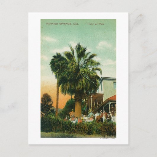 エクステリアビューオブホテルオパーム ポストカード (正面)