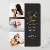 エクストラジョイ フォト グレー ホリデー 誕生のお知らせ (正面)