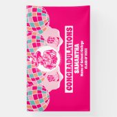 エクストララージ宇宙女性のカーボーイ2024卒業バナー 横断幕 (縦)